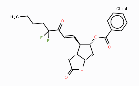CAS No. 50889-48-0, (3AR,4R,5R,6aS)-4-((E)-4,4-Difluoro-3-oxooct-1-en-1-yl)-2-oxohexahydro-2H-cyclopenta[b]furan-5-yl benzoate
