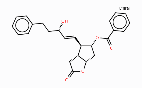 CAS No. 55444-68-3, (3AR,4R,5R,6aS)-4-((S,E)-3-Hydroxy-5-phenylpent-1-en-1-yl)-2-oxohexahydro-2H-cyclopenta[b]furan-5-yl benzoate