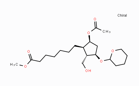 CAS No. 61302-47-4, Methyl 7-((1R,2S,3R,5S)-5-acetoxy-2-(hydroxymethyl)-3-((tetrahydro-2H-pyran-2-yl)oxy)cyclopentyl)heptanoate