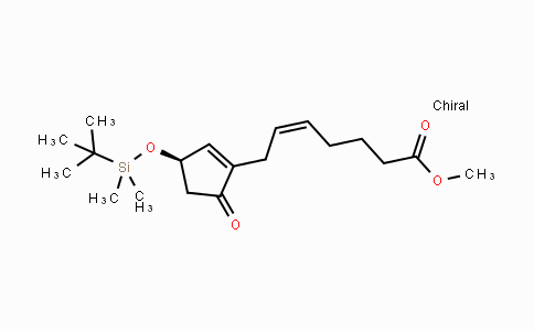 CAS No. 82542-42-5, (R,Z)-Methyl 7-(3-((tert-butyldimethylsilyl)-oxy)-5-oxocyclopent-1-en-1-yl)hept-5-enoate