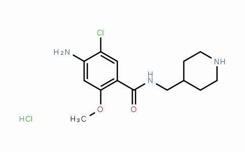 CAS No. 654084-41-0, 4-Amino-5-chloro-2-methoxy-N-(piperidin-4-ylmethyl)benzamide hydrochloride