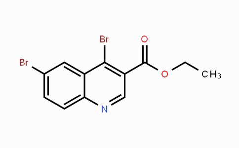 CAS No. 1242260-51-0, Ethyl 4,6-dibromoquinoline-3-carboxylate