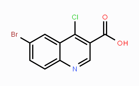 CAS No. 179024-70-5, 6-Bromo-4-chloroquinoline-3-carboxylic acid