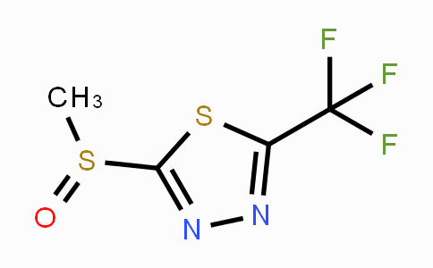 CAS No. 65439-30-7, 2-(Methylsulfinyl)-5-(trifluoromethyl)-1,3,4-thiadiazole