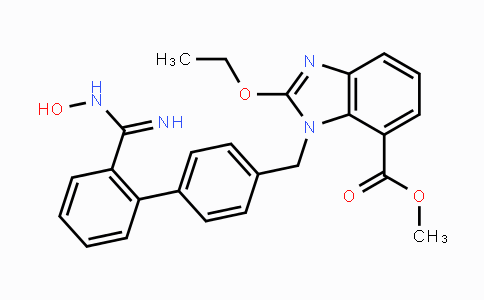 CAS No. 147403-65-4, Methyl 2-ethoxy-1-((2'-(N-hydroxycarbamimidoyl)-[1,1'-biphenyl]-4-yl)methyl)-1H-benzo[d]imidazole-7-carboxylate