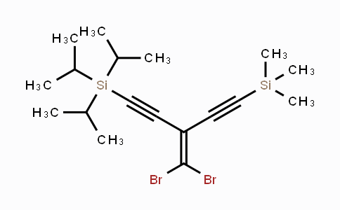CAS No. 164990-17-4, (3-(Dibromomethylene)-5-(triisopropylsilyl)-penta-1,4-diyn-1-yl)trimethylsilane