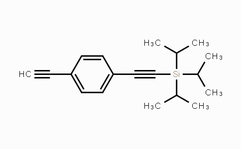 CAS No. 175345-90-1, ((4-Ethynylphenyl)ethynyl)triisopropylsilane
