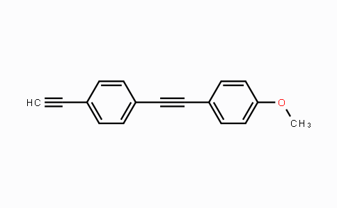 CAS No. 191094-20-9, 1-Ethynyl-4-((4-methoxyphenyl)ethynyl)benzene
