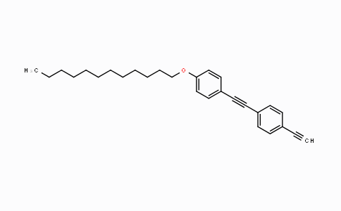CAS No. 364621-99-8, 1-(Dodecyloxy)-4-((4-ethynylphenyl)ethynyl)benzene