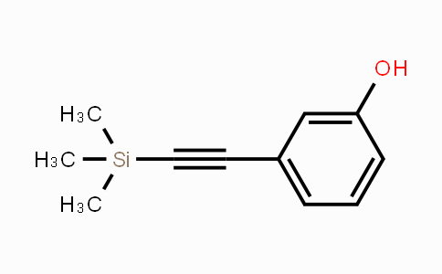 CAS No. 388061-72-1, 3-((Trimethylsilyl)ethynyl)phenol
