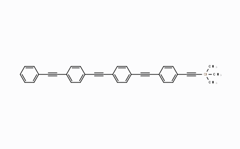 CAS No. 484067-45-0, Trimethyl((4-((4-((4-(phenylethynyl)phenyl)ethynyl)-phenyl)ethynyl)phenyl)ethynyl)silane