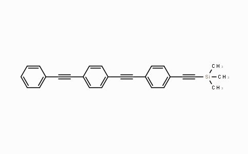CAS No. 518342-75-1, Trimethyl((4-((4-(phenylethynyl)phenyl)-ethynyl)phenyl)ethynyl)silane