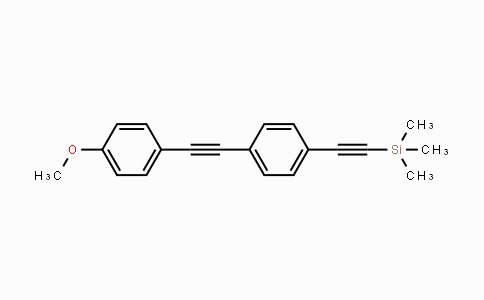 787617-56-5 | ((4-((4-Methoxyphenyl)ethynyl)phenyl)-ethynyl)trimethylsilane