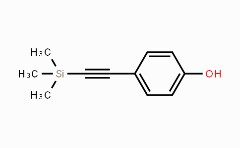 CAS No. 88075-18-7, 4-((Trimethylsilyl)ethynyl)phenol