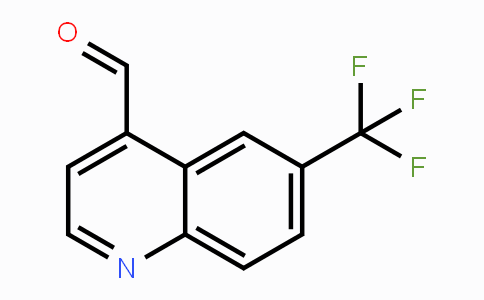 CAS No. 482587-03-1, 6-(Trifluoromethyl)quinoline-4-carbaldehyde