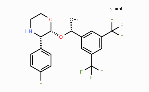 CAS No. 171338-27-5, (2R,3S)-2-((R)-1-(3,5-Bis(trifluoromethyl)phenyl)-ethoxy)-3-(4-fluorophenyl)morpholine