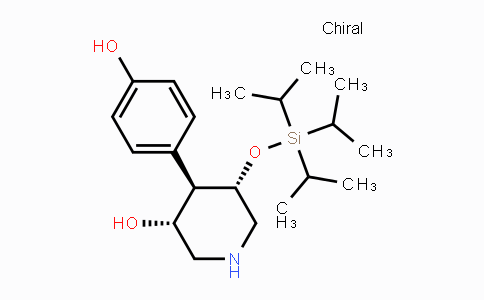 DY114278 | 873945-31-4 | (3R,4R,5S)-4-(4-Hydroxyphenyl)-5-((triisopropyl-silyl)oxy)piperidin-3-ol