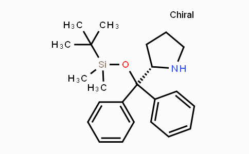 CAS No. 864466-71-7, (S)-2-(((tert-Butyldimethylsilyl)-oxy)diphenylmethyl)pyrrolidine