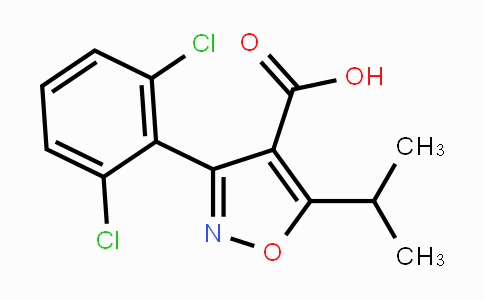 CAS No. 774605-58-2, 3-(2,6-Dichlorophenyl)-5-isopropylisoxazole-4-carboxylic acid