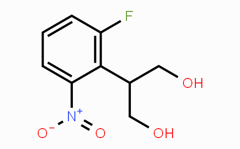 CAS No. 1131605-32-7, 2-(2-Fluoro-6-nitrophenyl)propane-1,3-diol