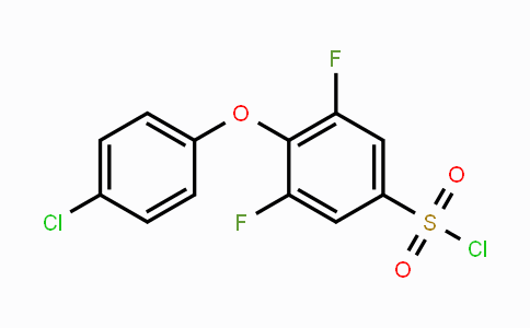CAS No. 549547-34-4, 4-(4-Chlorophenoxy)-3,5-difluorobenzene-1-sulfonylchloride