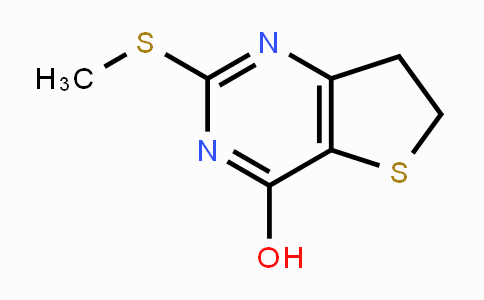 CAS No. 139297-07-7, 2-(Methylthio)-6,7-dihydrothieno-[3,2-d]pyrimidin-4-ol