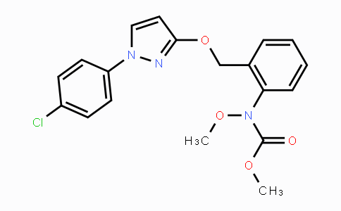 CAS No. 175013-18-0, Methyl (2-(((1-(4-chlorophenyl)-1H-pyrazol-3-yl)oxy)methyl)phenyl)(methoxy)carbamate