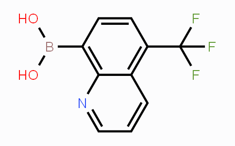 CAS No. 1072951-55-3, (5-(Trifluoromethyl)quinolin-8-yl)boronic acid