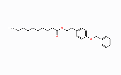 CAS No. 848484-93-5, 4-(Benzyloxy)phenethyl decanoate