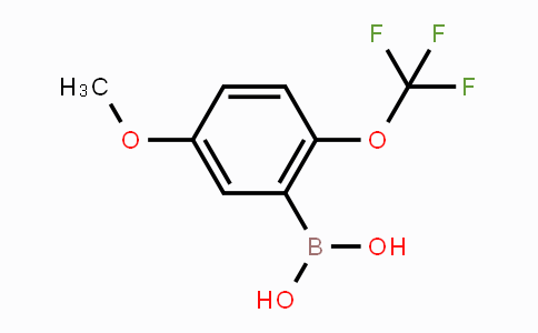 CAS No. 1079402-25-7, (5-Methoxy-2-(trifluoromethoxy)phenyl)boronic acid