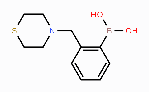 CAS No. 1158941-47-9, (2-(Thiomorpholinomethyl)phenyl)boronic acid