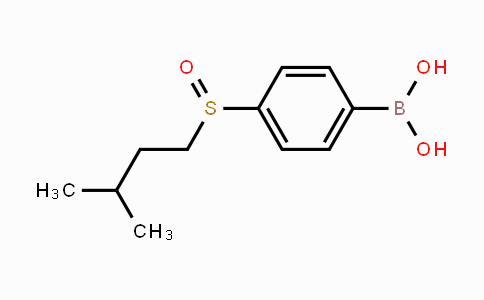 CAS No. 1217500-92-9, (4-(Isopentylsulfinyl)phenyl)boronic acid