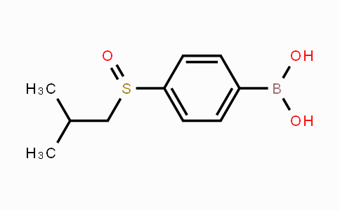 CAS No. 1217500-98-5, (4-(Isobutylsulfinyl)phenyl)boronic acid