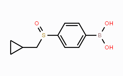 CAS No. 1217501-04-6, (4-((Cyclopropylmethyl)sulfinyl)-phenyl)boronic acid