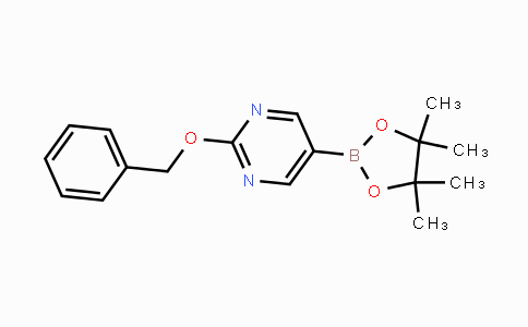 CAS No. 1218791-34-4, 2-(Benzyloxy)-5-(4,4,5,5-tetramethyl-1,3,2-dioxaborolan-2-yl)pyrimidine
