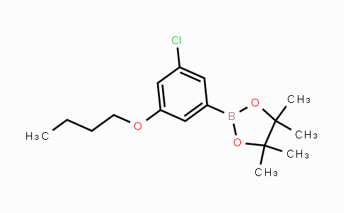 CAS No. 1218789-45-7, 2-(3-Butoxy-5-chlorophenyl)-4,4,5,5-tetramethyl-1,3,2-dioxaborolane