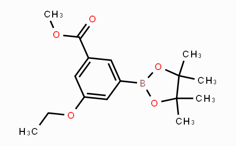 CAS No. 1218789-54-8, Methyl 3-ethoxy-5-(4,4,5,5-tetramethyl-1,3,2-dioxaborolan-2-yl)benzoate