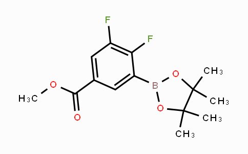 CAS No. 1218791-19-5, Methyl 3,4-difluoro-5-(4,4,5,5-tetramethyl-1,3,2-dioxaborolan-2-yl)benzoate