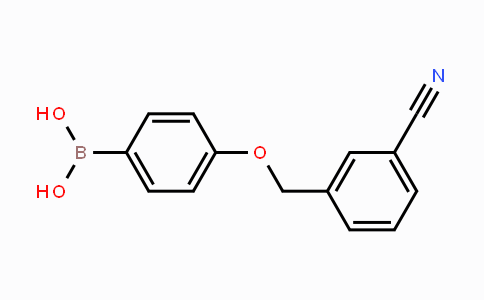 CAS No. 1256355-78-8, (4-((3-Cyanobenzyl)oxy)phenyl)boronic acid