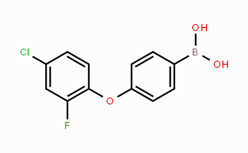 CAS No. 1256358-57-2, (4-(4-Chloro-2-fluorophenoxy)phenyl)boronic acid