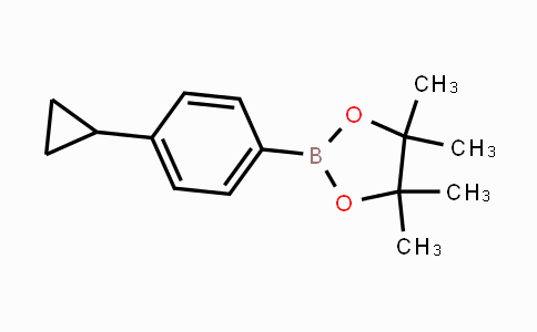 CAS No. 1219741-94-2, 2-(4-Cyclopropylphenyl)-4,4,5,5-tetramethyl-1,3,2-dioxaborolane