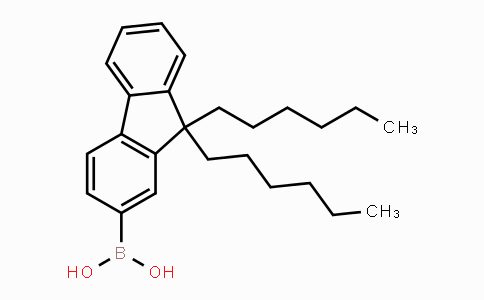 CAS No. 371193-08-7, (9,9-Dihexyl-9H-fluoren-2-yl)boronic acid