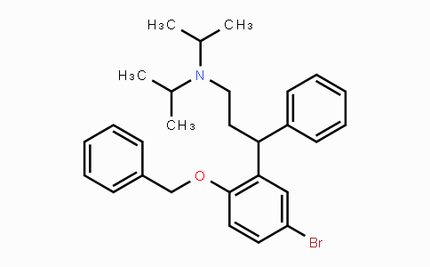 CAS No. 156755-27-0, 3-(2-(Benzyloxy)-5-bromophenyl)-N,N-diisopropyl-3-phenylpropan-1-amine
