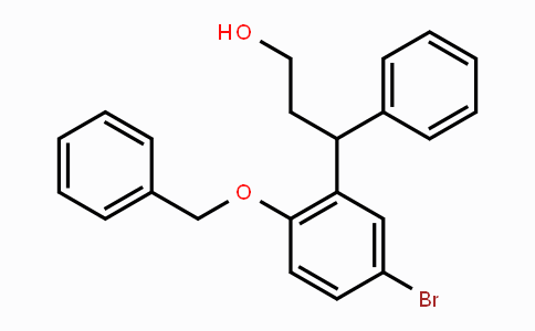 CAS No. 156755-25-8, 3-(2-(Benzyloxy)-5-bromophenyl)-3-phenylpropan-1-ol