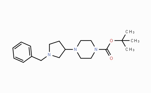 CAS No. 885959-04-6, tert-Butyl 4-(1-benzylpyrrolidin-3-yl)piperazine-1-carboxylate