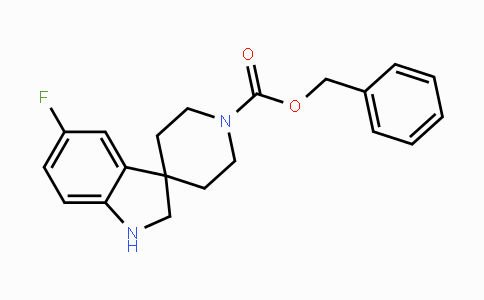 CAS No. 209348-85-6, Benzyl 5-fluorospiro[indoline-3,4'-piperidine]-1'-carboxylate