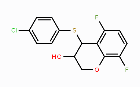 CAS No. 944944-61-0, 4-((4-Chlorophenyl)thio)-5,8-difluorochroman-3-ol