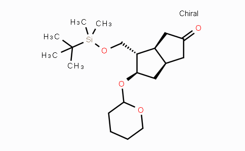 112168-22-6 | (3AS,4S,5R,6aR)-4-(((tert-Butyldimethylsilyl)oxy)methyl)-5-((tetrahydro-2H-pyran-2-yl)oxy)hexahydropentalen-2(1H)-one