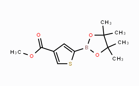 CAS No. 1040281-86-4, Methyl 5-(4,4,5,5-tetramethyl-1,3,2-dioxaborolan-2-yl)thiophene-3-carboxylate