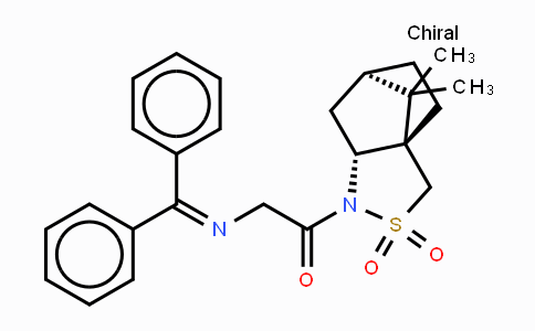 CAS No. 138566-17-3, 1-((3AS,6R,7aR)-8,8-Dimethyl-2,2-dioxidohexahydro-1H-3a,6-methano-benzo[c]isothiazol-1-yl)-2-((diphenylmethylene)amino)ethanone